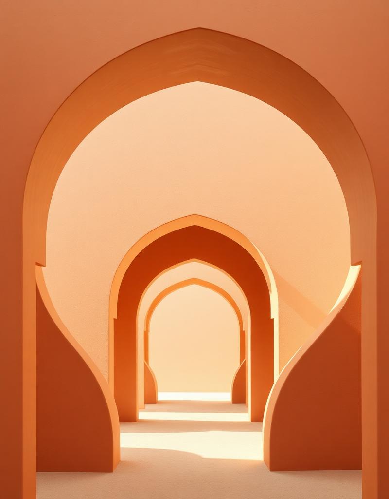 Warm archways signalling gateways to access